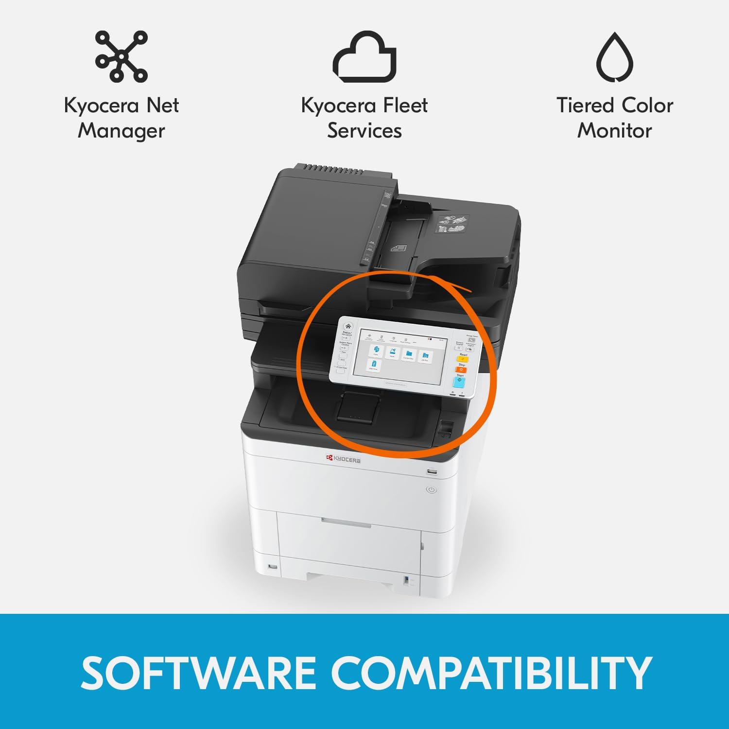 Kyocera TASKalfa MA4000CIX Multifunction Color Laser Printer 1102Z42US0 - Image 3