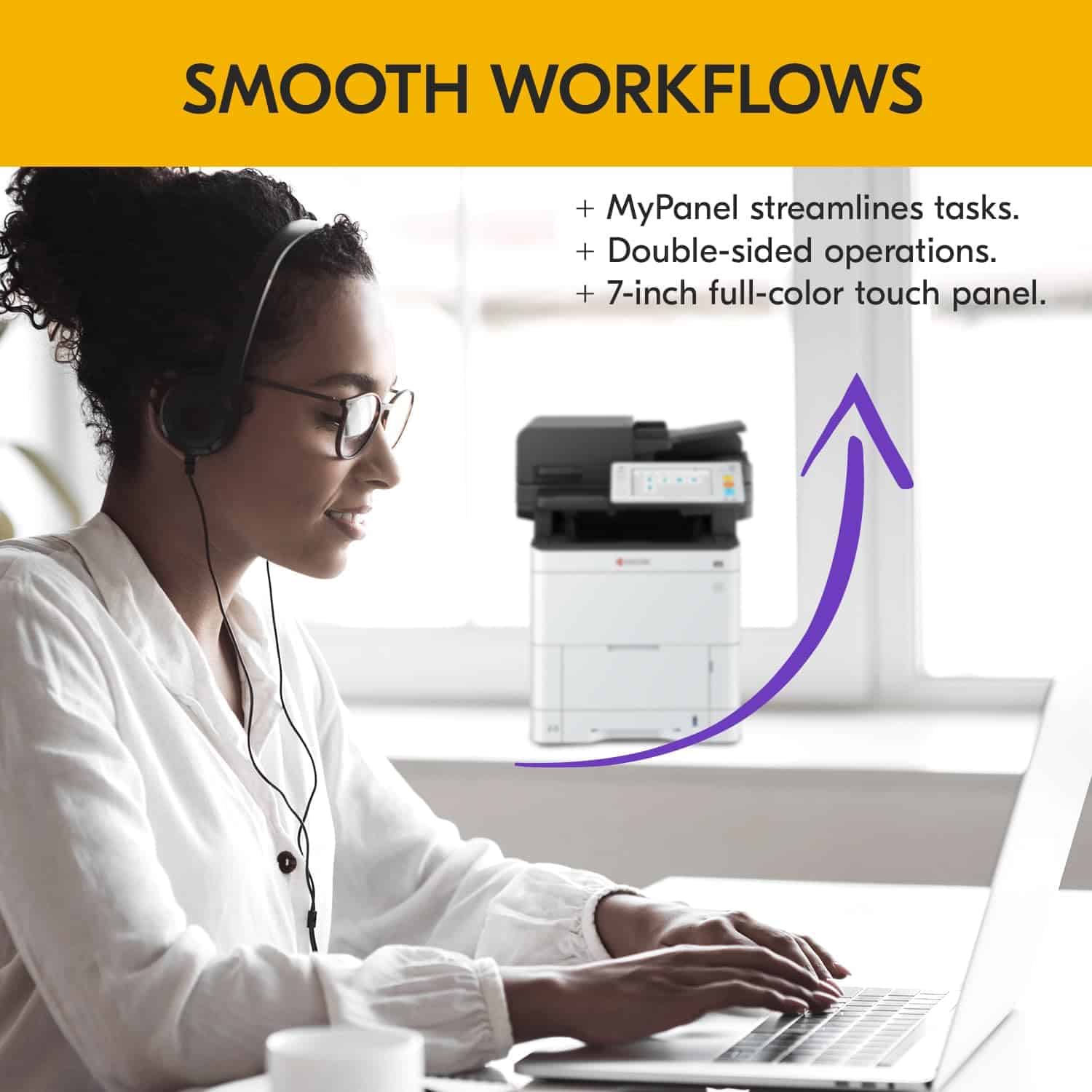 Kyocera TASKalfa MA4000CIX Multifunction Color Laser Printer 1102Z42US0 - Image 7