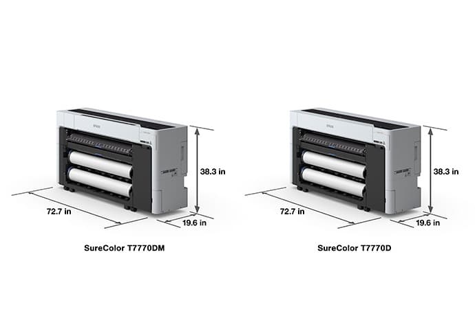 Epson SureColor T7770DM 44-Inch Large-Format Multifunction CAD/Technical Printer (SCT7770DM) - Image 4