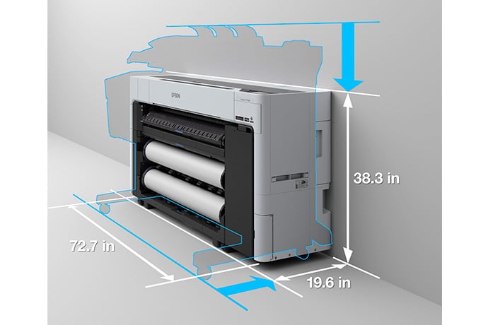 Epson SureColor T7770DM 44-Inch Large-Format Multifunction CAD/Technical Printer (SCT7770DM) - Image 3