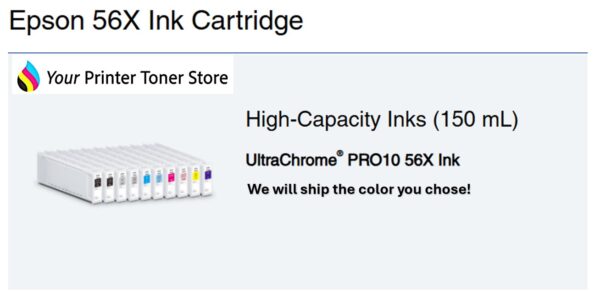 Epson T56X Vivid Magenta 150mL T56X320